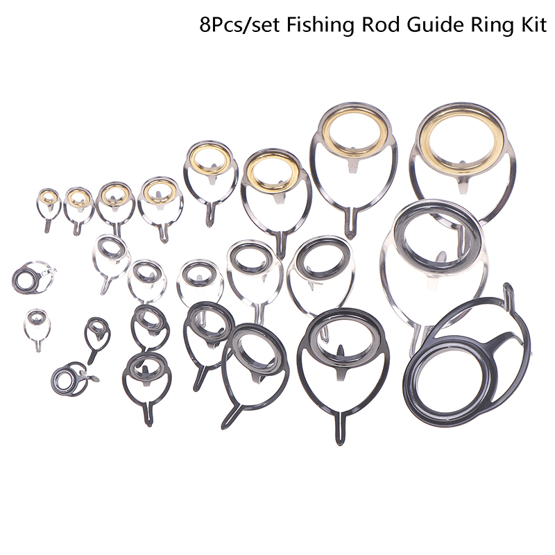 8개입 낚시 도구 스테인리스 스틸 수리 키트 세트 낚싯 - Fishing Rod Tip Replacement 리뷰 및 가격