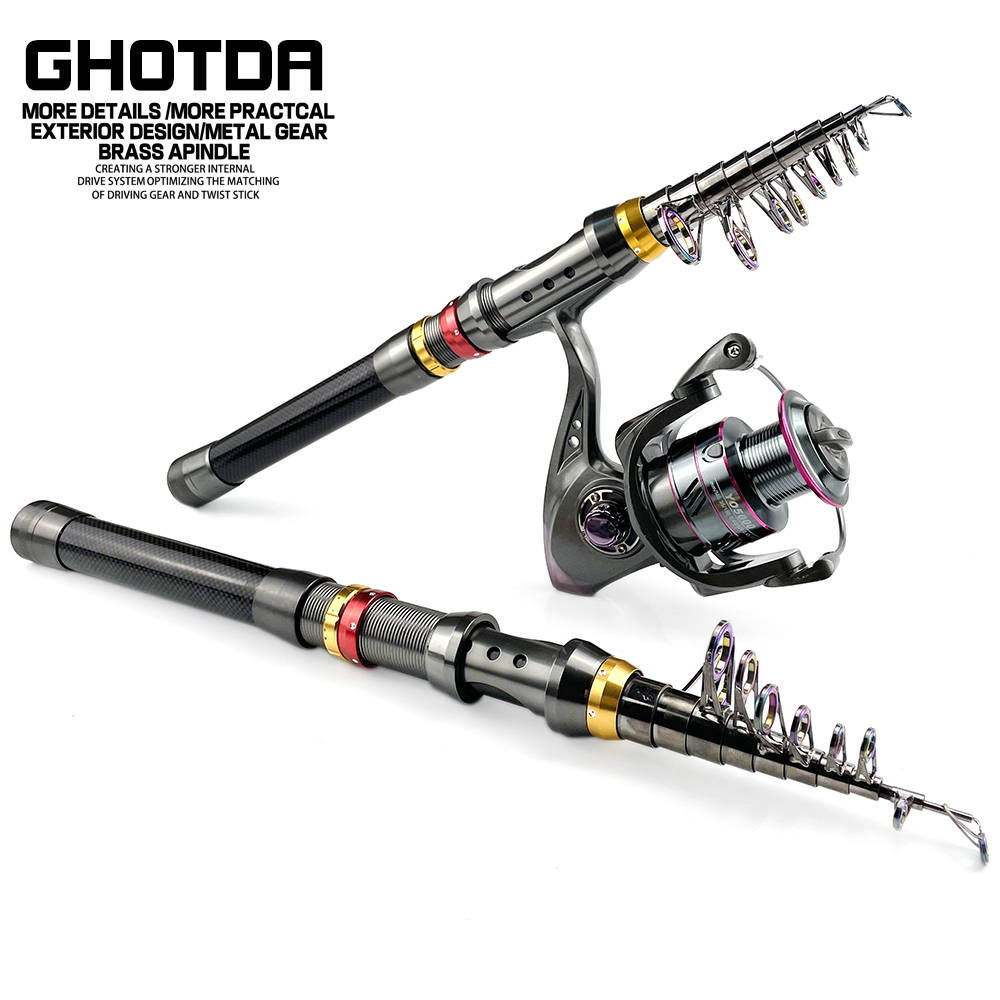 1.8-3.6m 탄소 섬유 방적 낚싯대 5.2:1 낚시 - Fishing Rod Surf 리뷰 및 가격