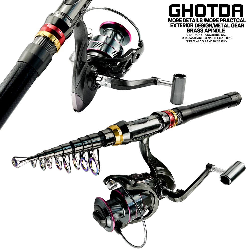 1.8-3.6m 탄소 섬유 방적 낚싯대 5.2:1 낚시 - Fishing Rod Surf 리뷰 및 가격