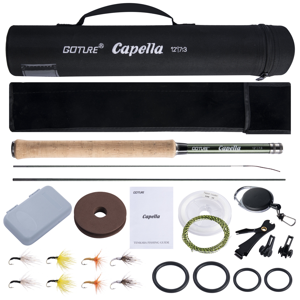 Goture Tenkara 플라이 낚시대 콤보 3.6m - Fishing Rod Fly 리뷰 및 가격