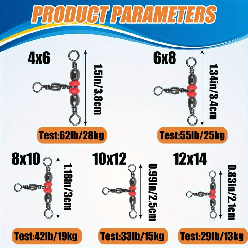 낚시용 3방향 스위벨, 25개 또는 50개입으로 포장, - Fishing Rod Building Kit 리뷰 및 가격